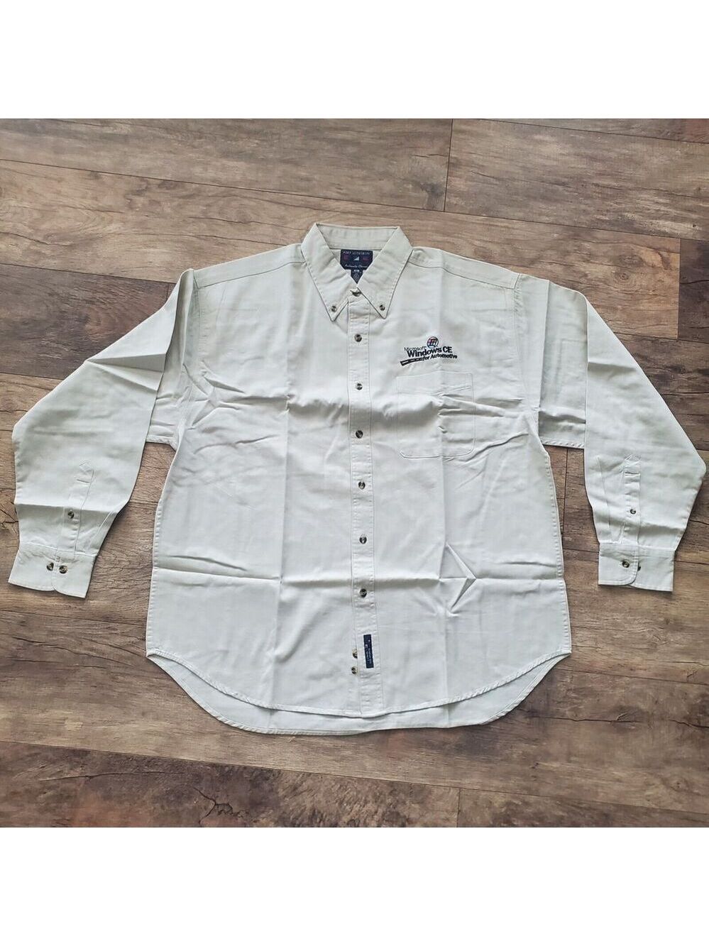 Vintage Microsoft Windows CE Button Down Shirt XL